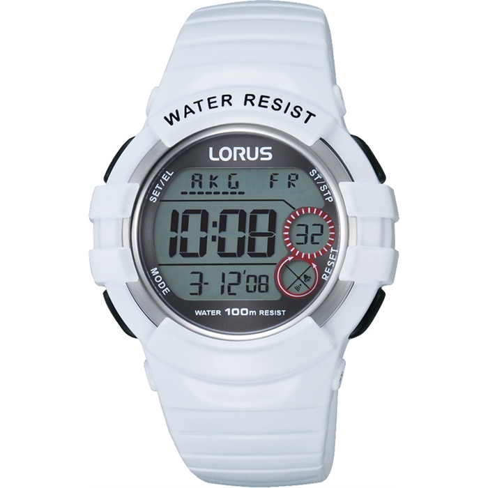 how to reset the time on a lorus digital watch